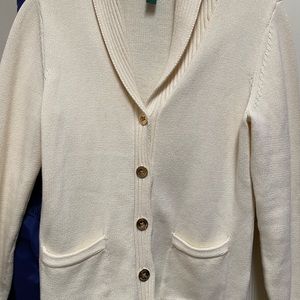 Lauren Ralph Lauren Cream Cardigan Sweater